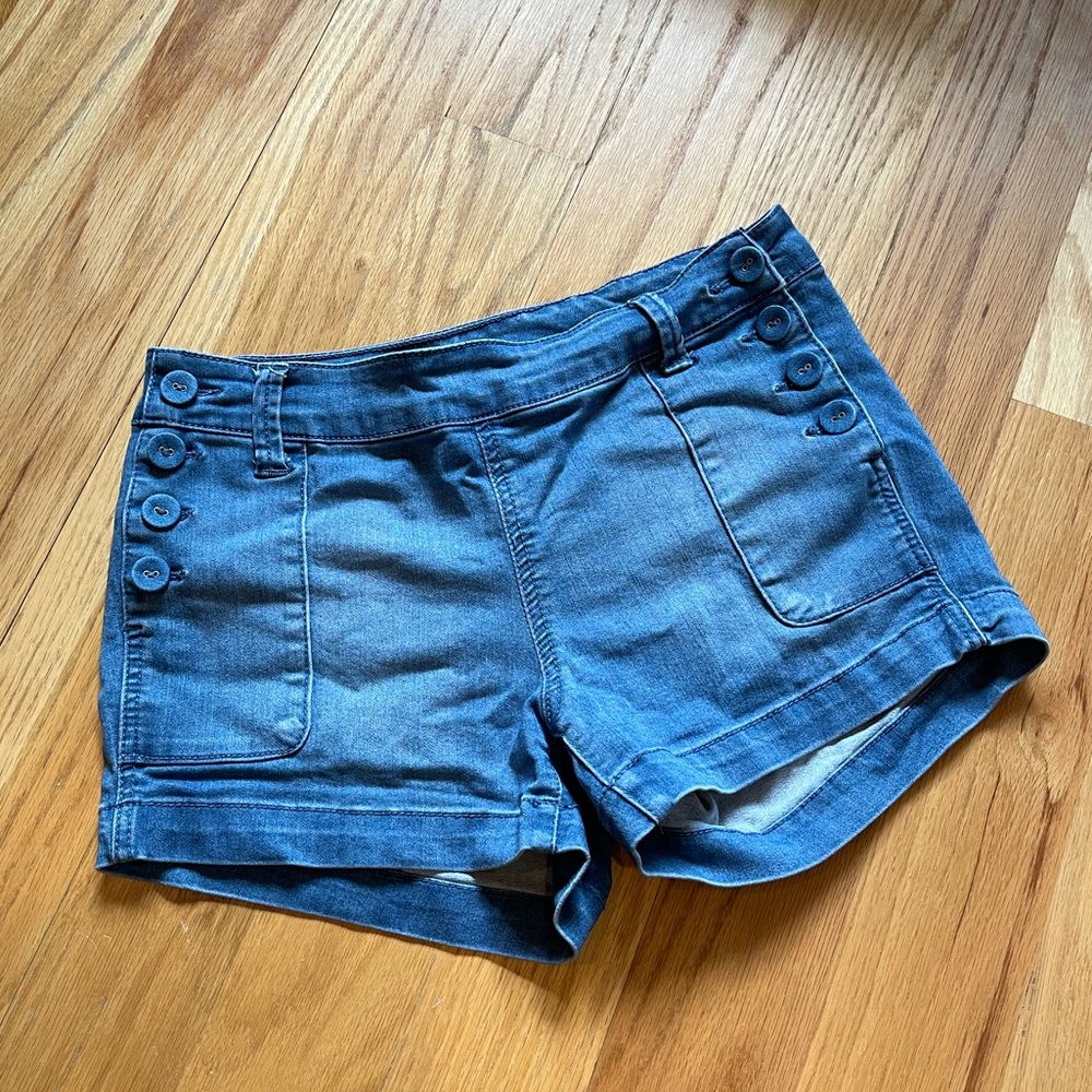 Pull on Jean Shorts